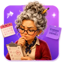 Rotermeller con la lista de entregas y un examen el viernes